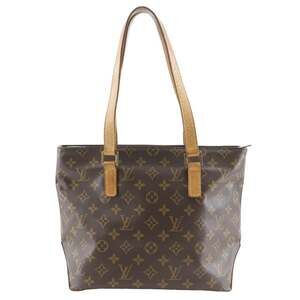 LOUIS VUITTON Authentic Brown Monogram Canvas Piano Tote Bag